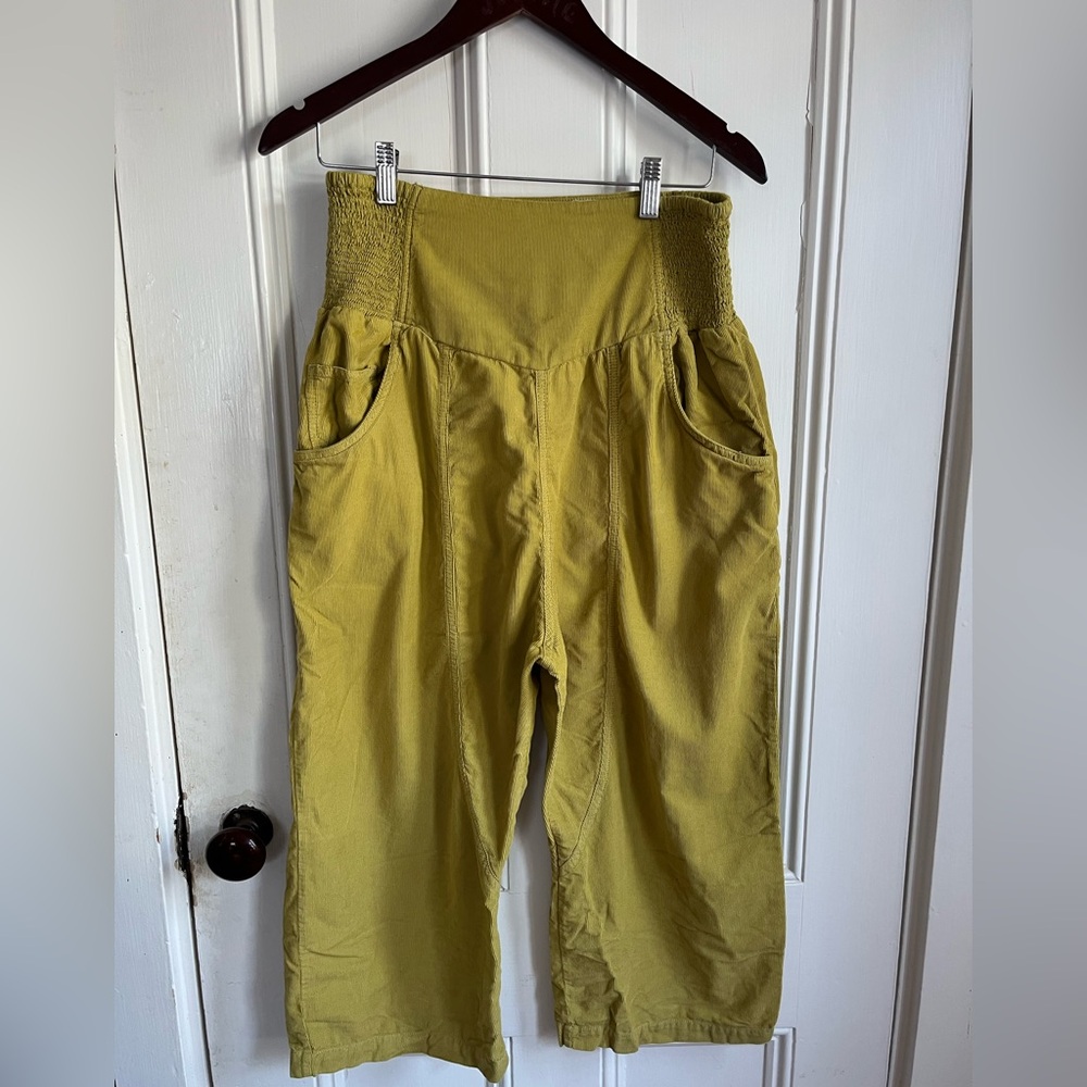 We The Free Lunan Crop Harem Cord Jeans